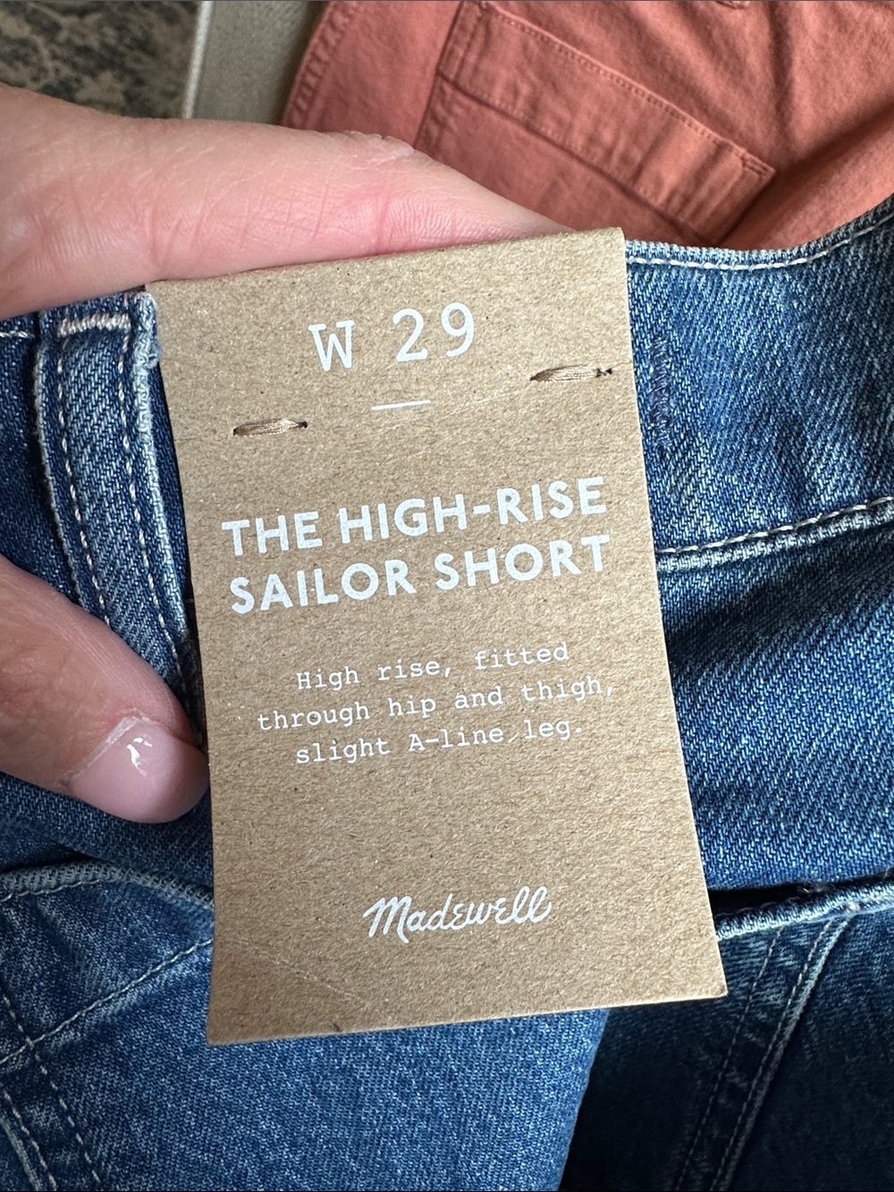 Madewell, the high-rise sailor short size 29 - Picture 4 of 5